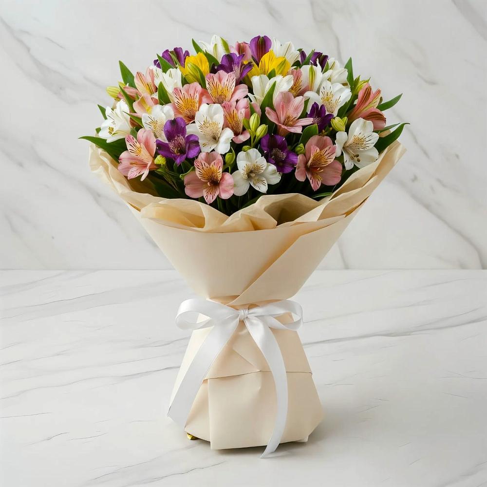 Букет цветов из: Альстромерии в Мухоршибири