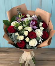 Букет цветов из:  Розы и Альстромерии в Мухоршибири