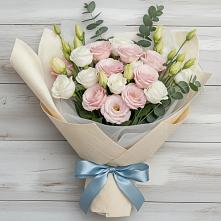 Букет цветов из:  Лизиантусы в Мухоршибири