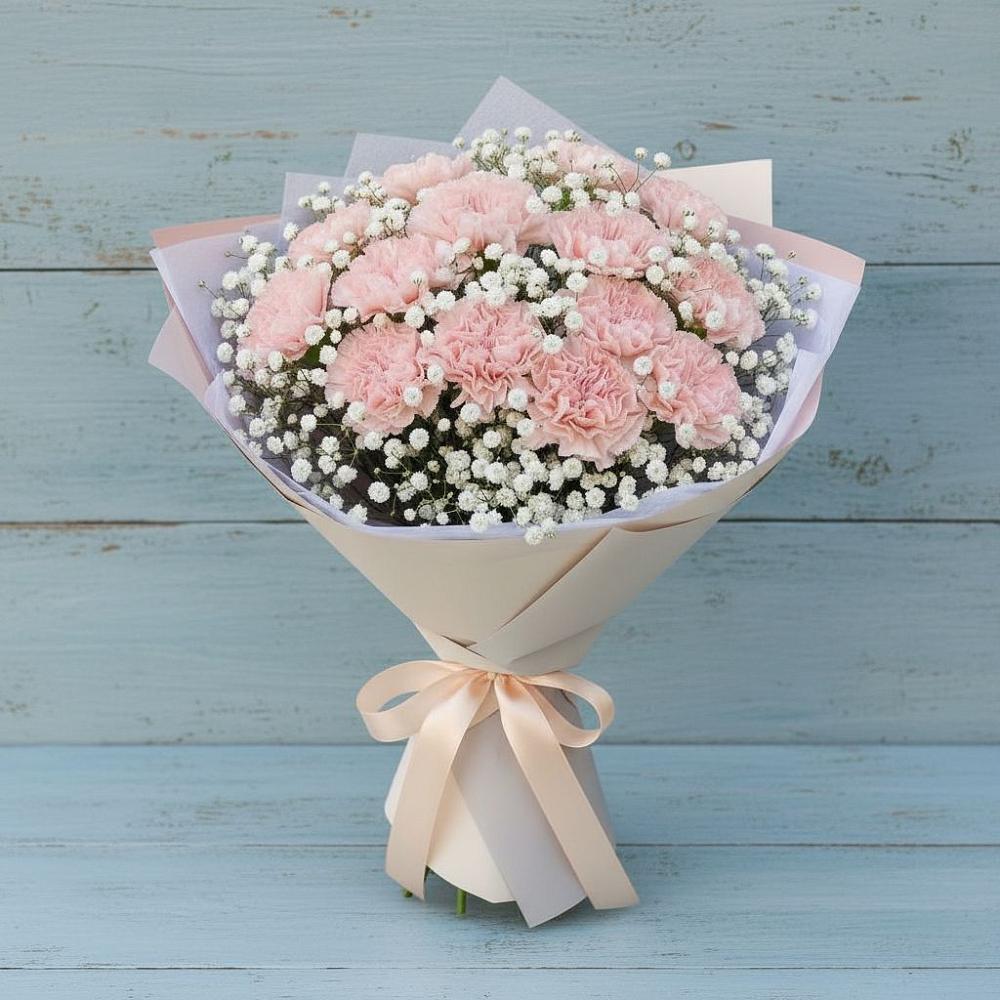 Букет цветов из: Гвоздики в Мухоршибири