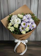 Букет цветов из:  Хризантемы и Розы в Мухоршибири