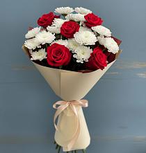 Букет цветов из:  Розы и Хризантемы в Мухоршибири