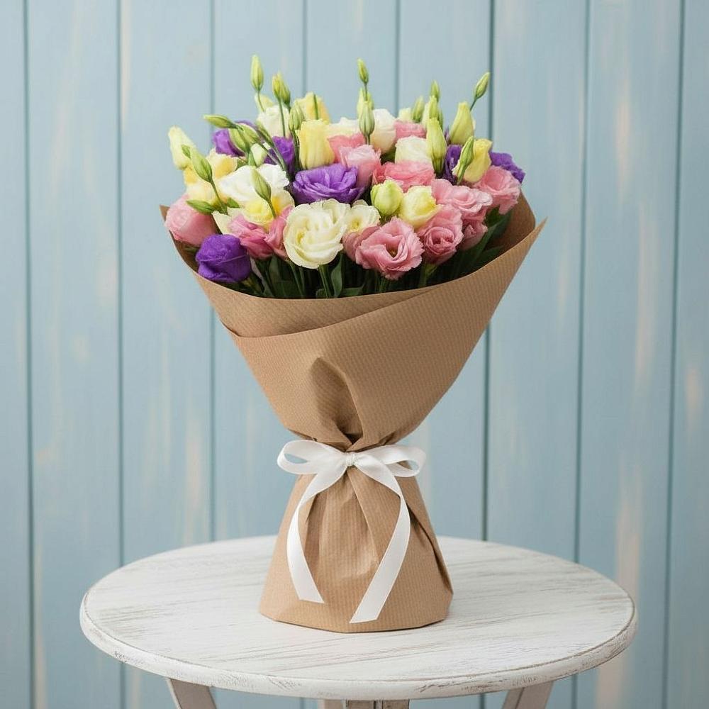 Букет цветов из: Лизиантусы в Мухоршибири