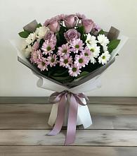 Букет цветов из:  Хризантемы и Розы в Мухоршибири