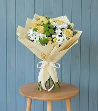 Букет цветов из:  Хризантемы и Розы в Мухоршибири