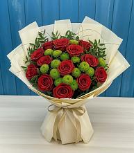 Букет цветов из:  Розы и Хризантемы в Мухоршибири