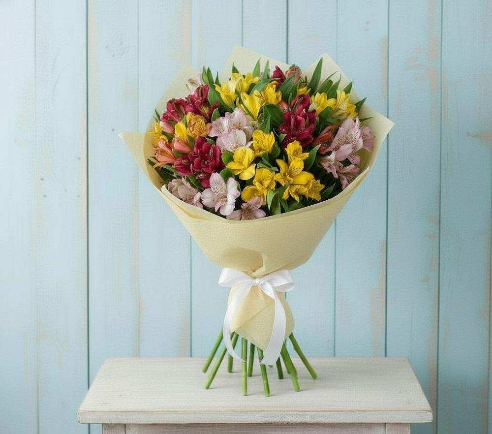Букет цветов из: Альстромерии в Мухоршибири