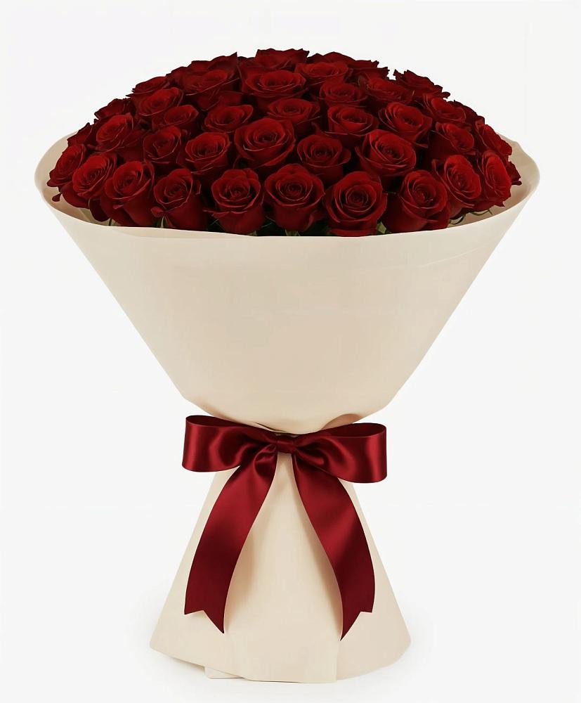 Букет 101 Бордовая роза Блэк Бакарра в Мухоршибири