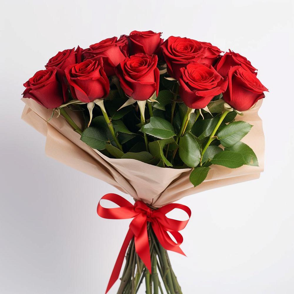 Букет 11 Красных роз Эдлесс Лав в Мухоршибири
