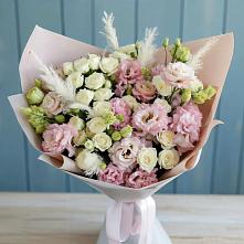 Букет цветов из:  Альстромерии и Розы в Мухоршибири