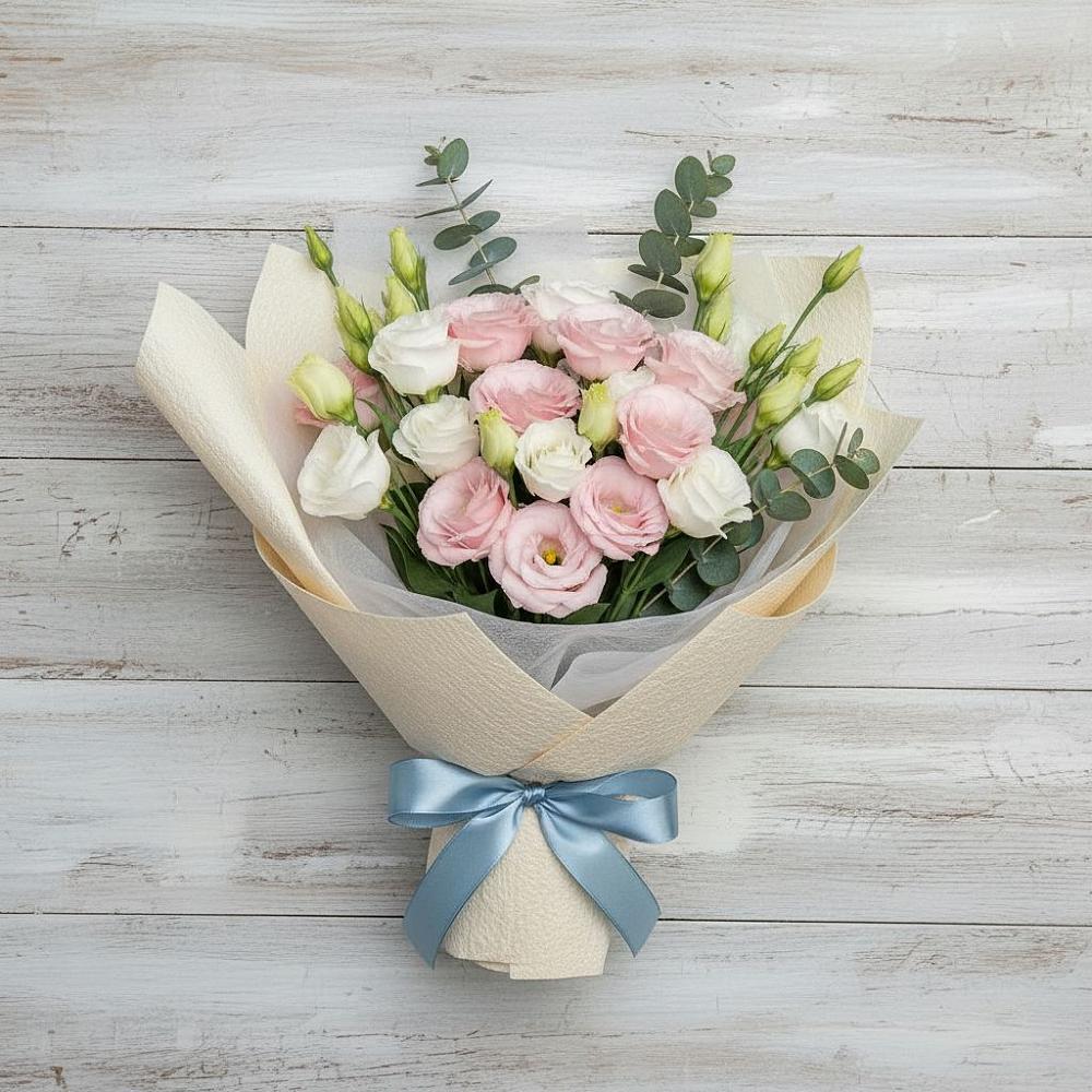 Букет цветов из: Лизиантусы в Мухоршибири